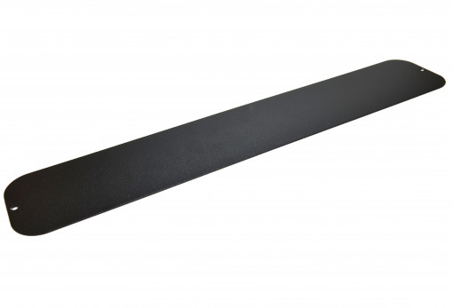Tablero magnético 40 x 7 cm de acero inoxidable, negro, para pegar
