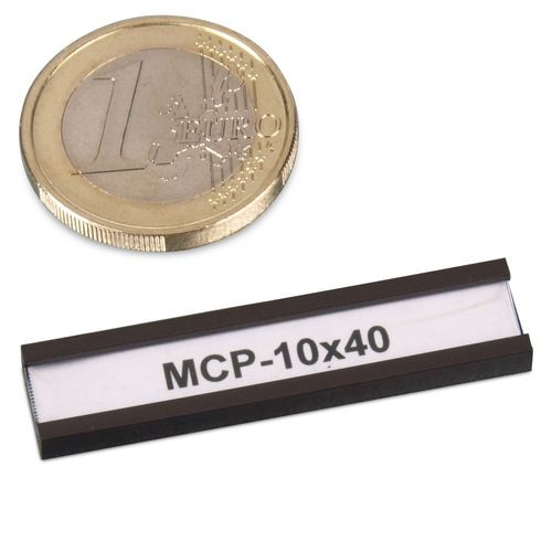 Perfil C magnético 40 x 10 mm con papel y lámina protectora