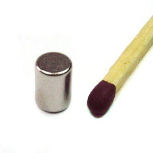 Barra magnética Ø 5,0 x 7,0 mm N40 níquel - sujeta 800 g
